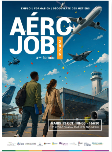 Aérojob 2026 au Bourget : plus de 40 entreprises et acteurs de l’aérien