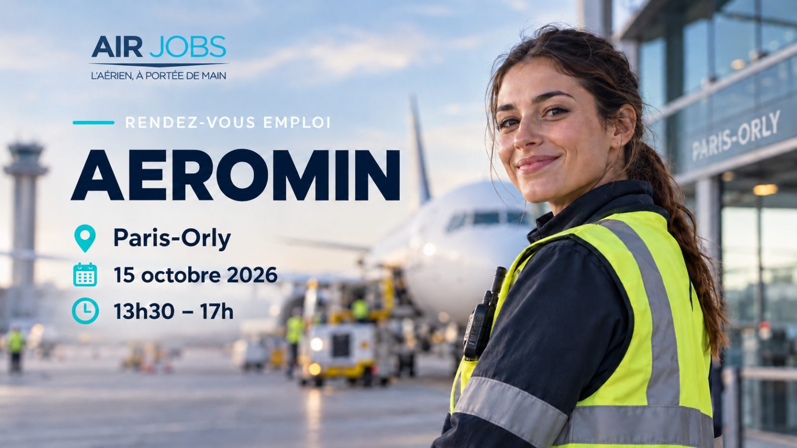 AEROMIN : rencontrer des recruteurs à Paris-Orly le 15 octobre 2026